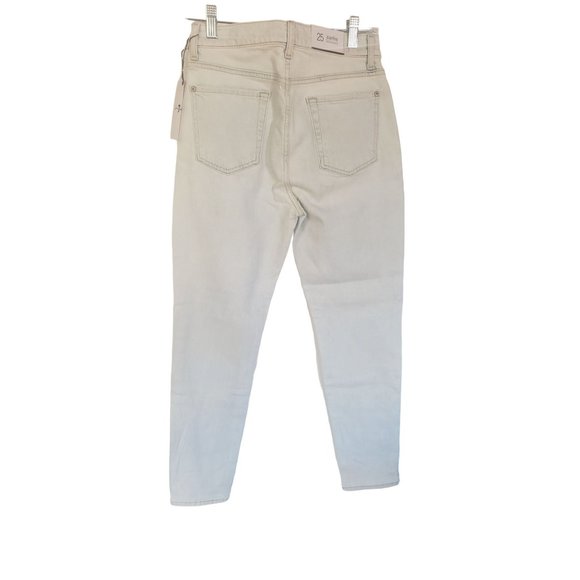 7 for all mankind BOYFRIEND CROPPED JEAN SIZE 25 BLEACH WASH JOSEFINA - Picture 2 of 9